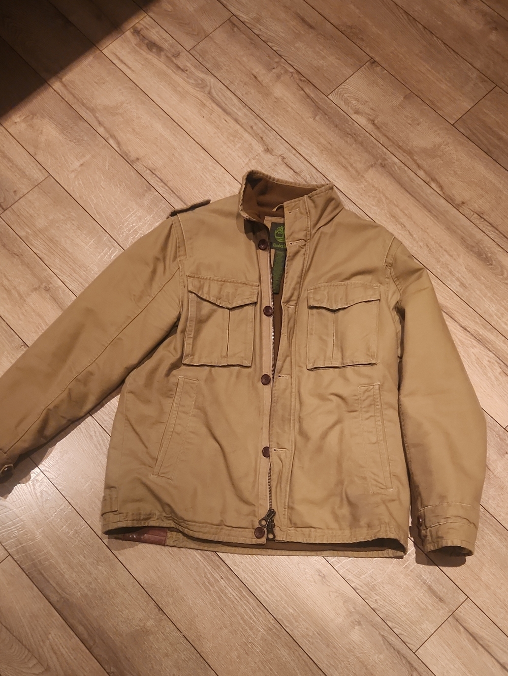 Timberland Men's Beige/Tan Military Field Jacket